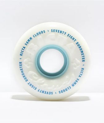 Ricta Clouds White 56mm 78a Skateboard Wheels