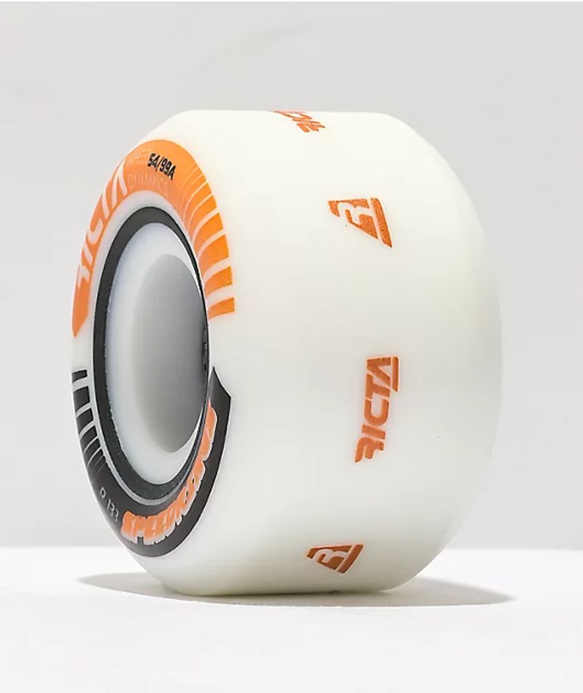 Ricta Asta Speedrings Slim 99a Skateboard Wheels - White - 52mm – CCS