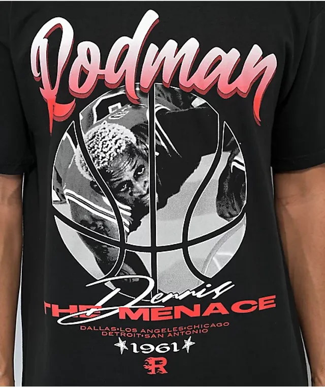 Rodman Brand Team Black T-Shirt - Size L - Black - Graphic - Street - T-shirts - Men's Clothing at Zumiez