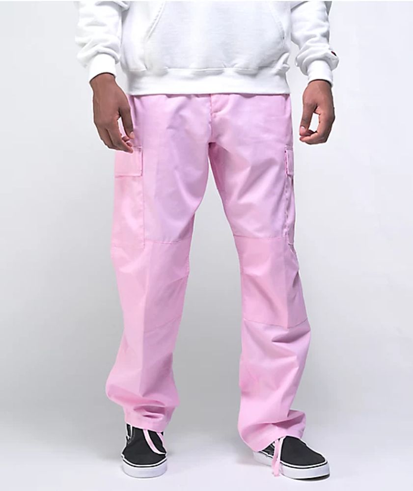 light pink cargo pants