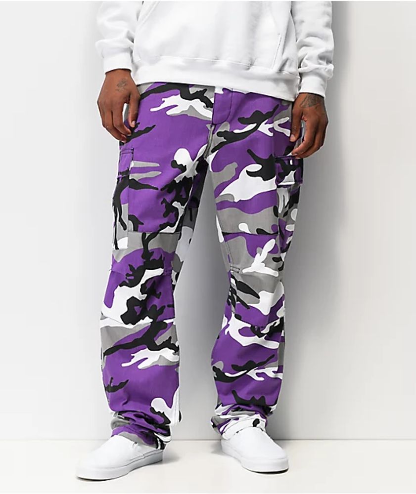 Rothco BDU Tactical Ultra Violet Camo Cargo Pants