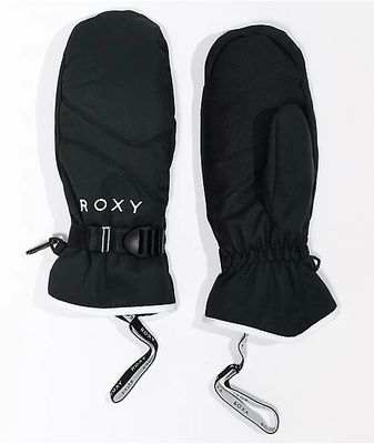 Roxy Jetty Black Snowboard Gloves