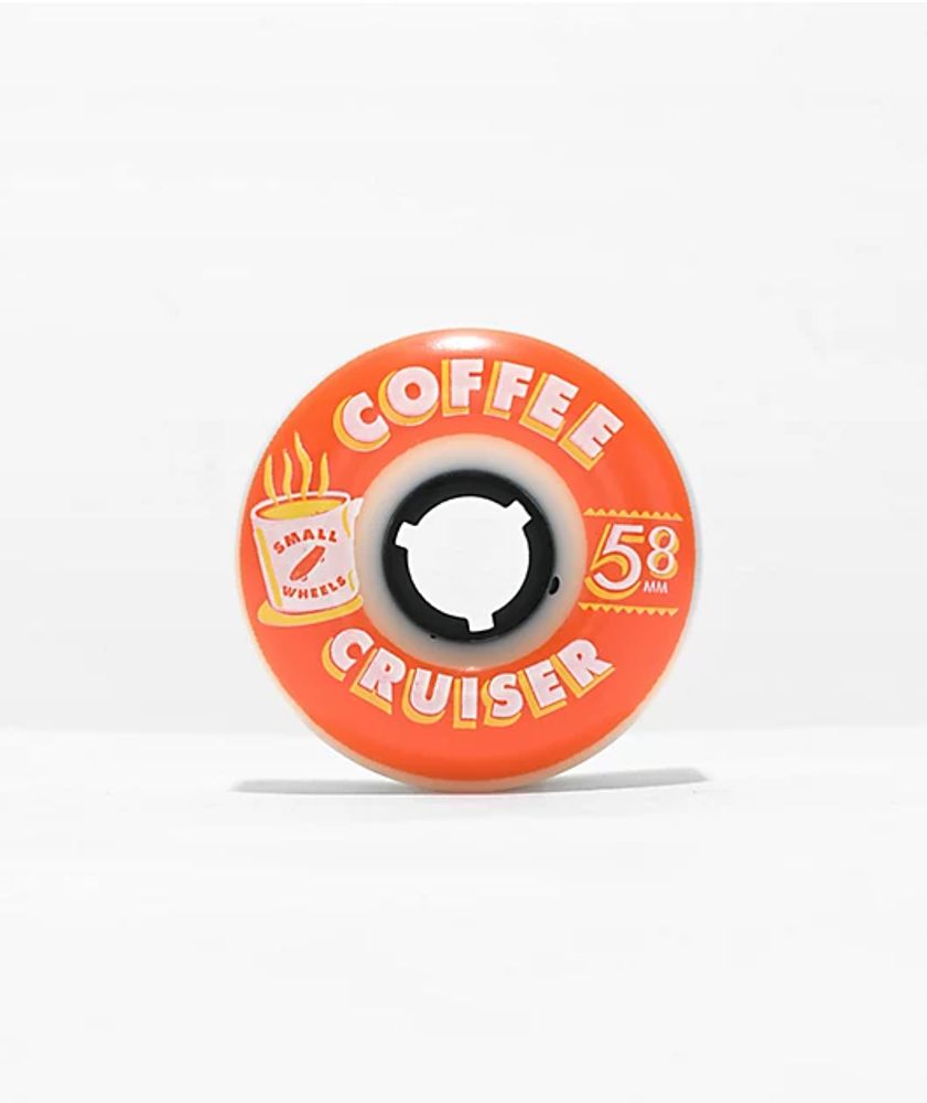 SML. Coffee Cruiser 58mm 78a Orange Cruiser Wheels