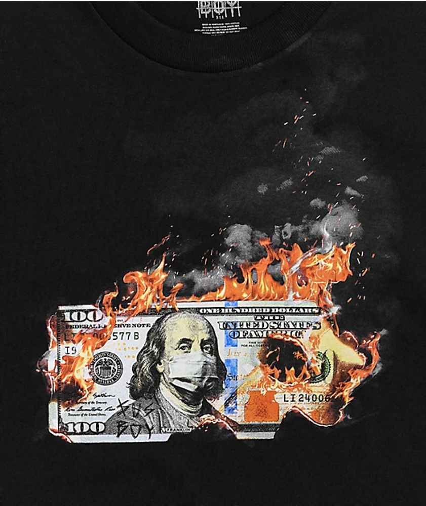 SUS BOY Burnt Black T-Shirt