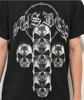 SUS BOY Skulls Black T-Shirt