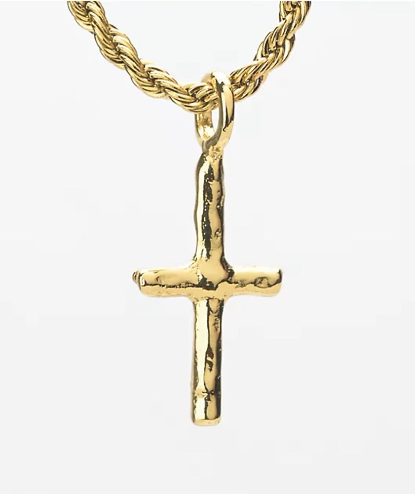 saint midas yg guadalupe gold necklace