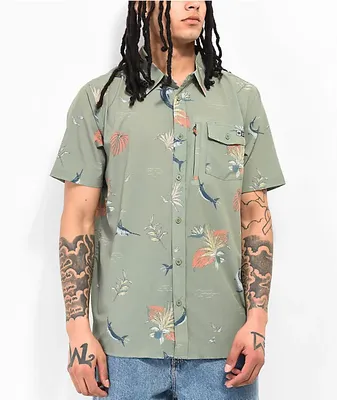 Dravus Alvin Floral Button Up Shirt