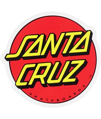 Santa Cruz Classic Dot 3" Sticker