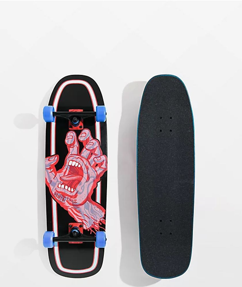 Santa Cruz x Stranger Things Meek Slasher 31.1 Cruiser Skateboard Complete