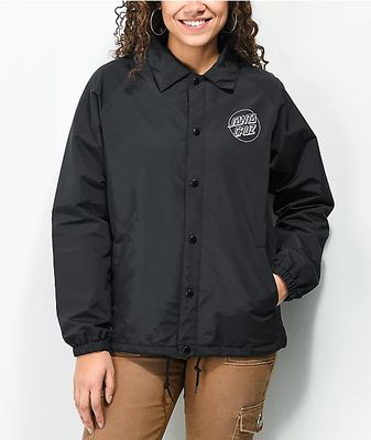 Santa Cruz Opus Dot Black Coaches Jacket