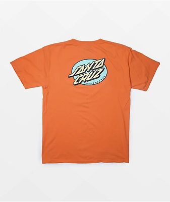 Santa Cruz Oval Dot Horizon Orange T-Shirt