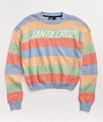 Santa Cruz Stripe Crew Neck Sweater