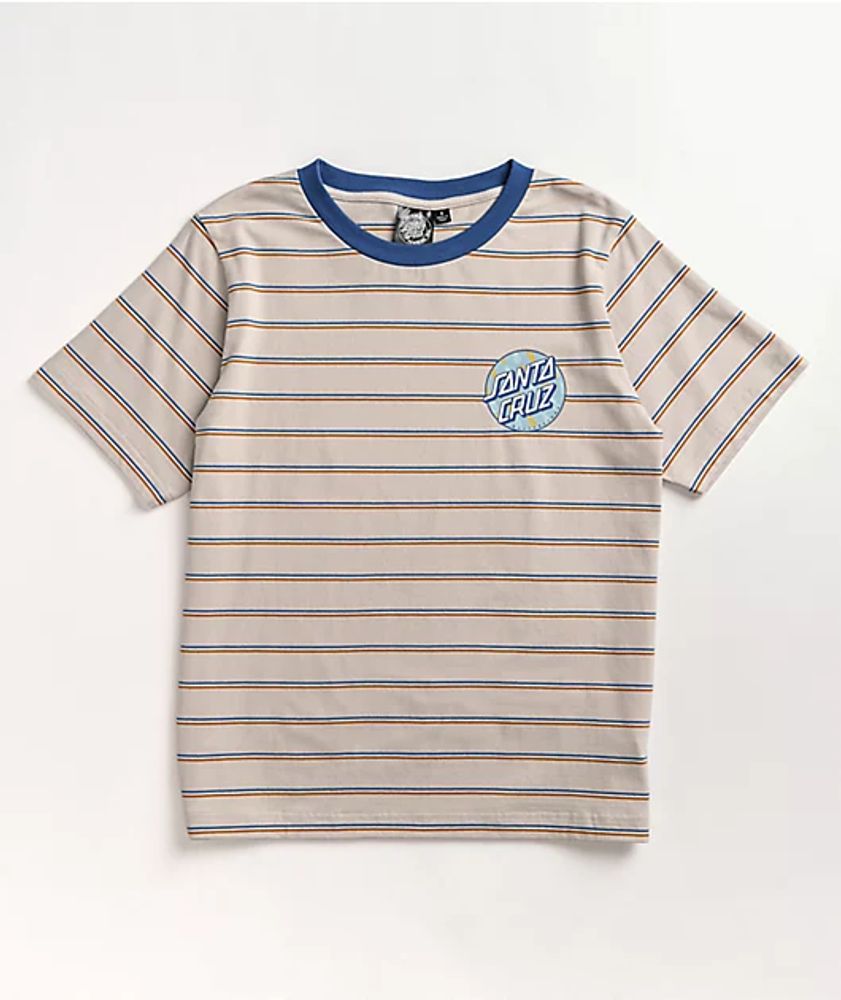 Santa Cruz Tropic Dot Clement Stripe T-Shirt