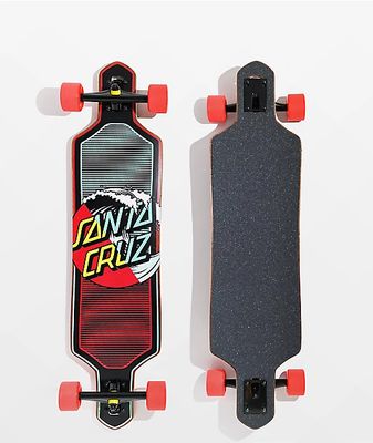 Santa Cruz Wave Dot Splice 36" Drop Through Longboard Complete