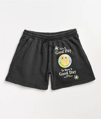 Select Start x Smiley Grey Sweat Shorts