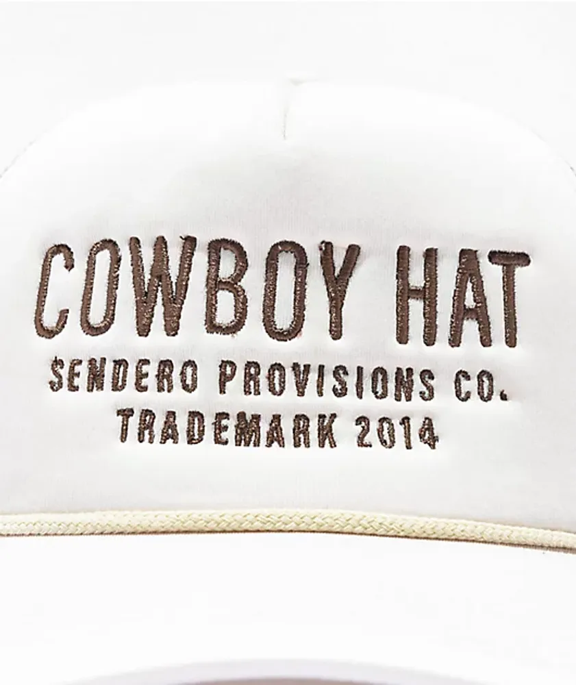 Sendero​ Provisions ​Co. Men's Cream The Western Show Logo Cap