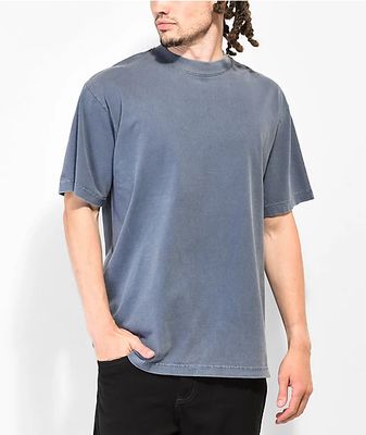 Shaka Wear Max Heavy Weight Garment Dye Blue T-Shirt
