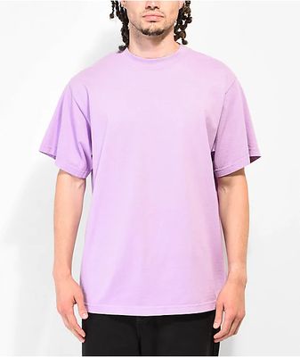 Shaka Wear Max Heavy Weight Garment Dye Lavender T-Shirt