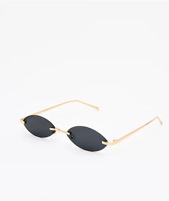 Sledge Hammer Black Mini Frameless Sunglasses