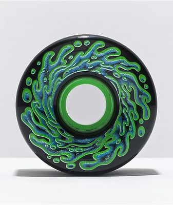 Slime Balls OG Slime 60mm 78a Black & Green Skateboard Wheels