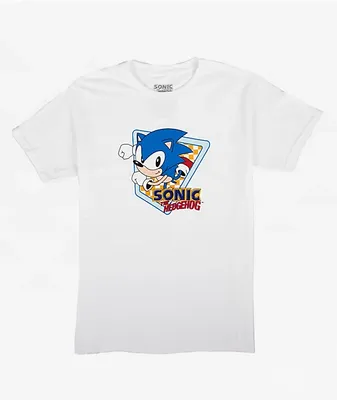 Sonic Kids Running White T-Shirt