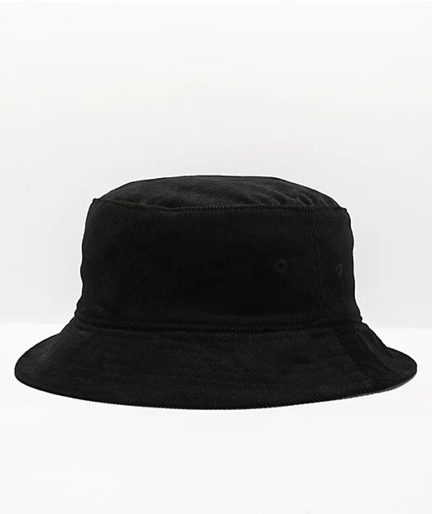 Spitfire Bighead Fill Black Corduroy Bucket Hat