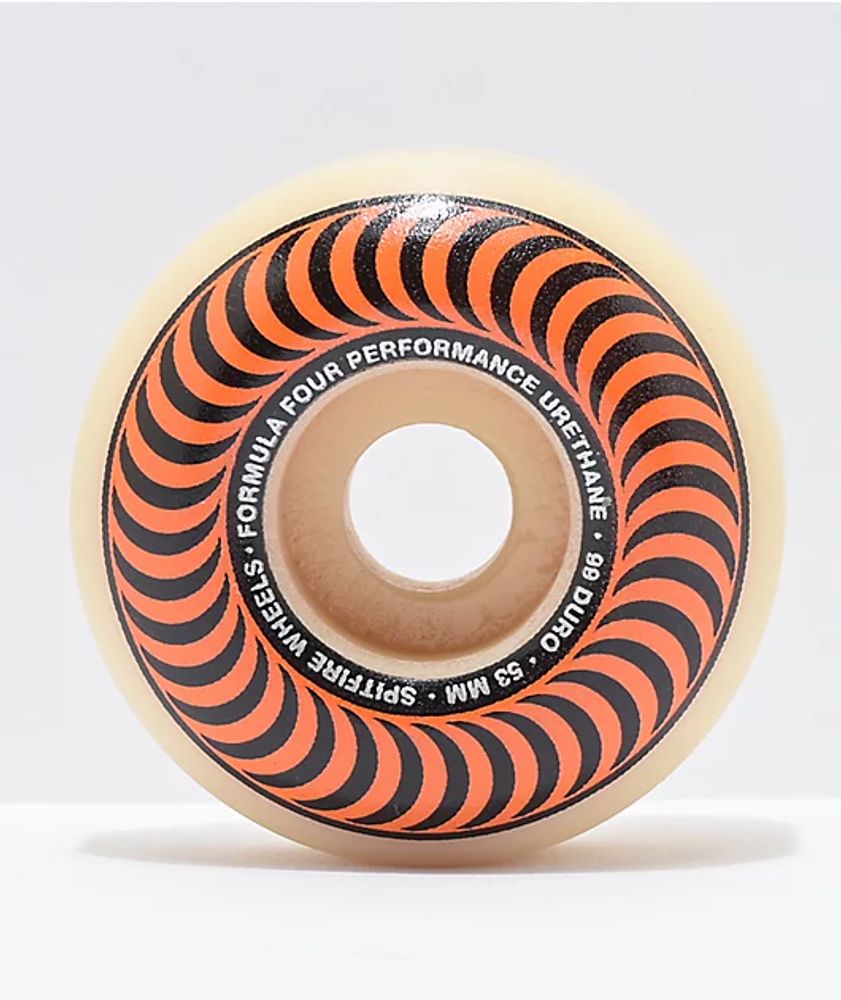 Spitfire Formula Four Classic 53mm 99a Orange Skateboard Wheels