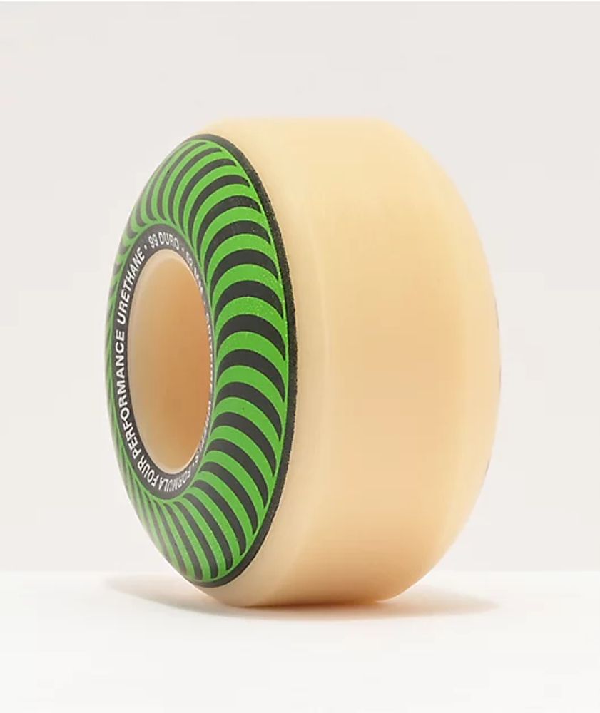 Spitfire Formula Four Classics 52mm 99a Green & Natural Skateboard Wheels