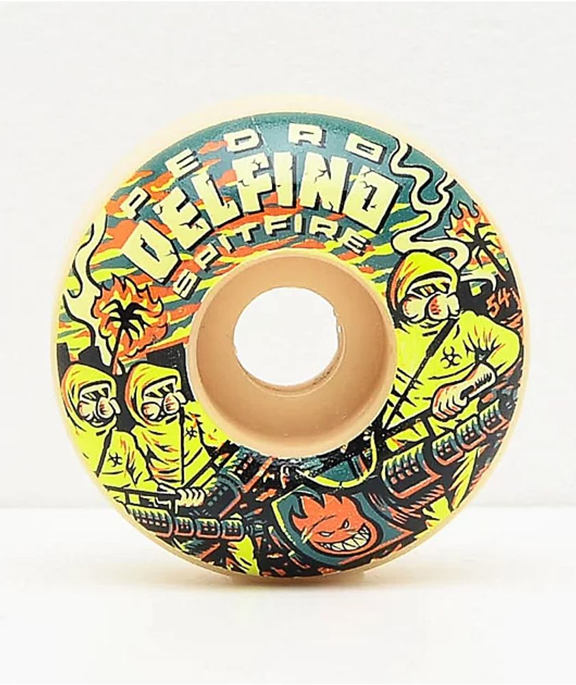 Spitfire Formula Four Pedro Delfino 54mm 99a Skateboard Wheels