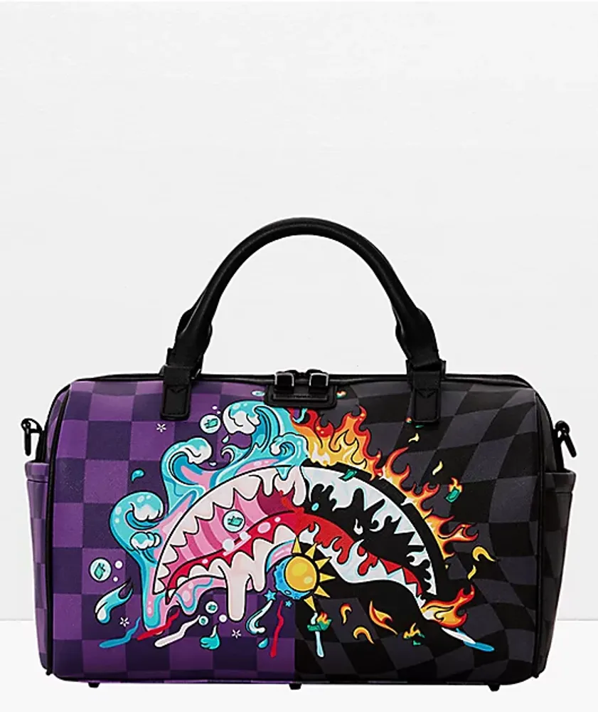 Sprayground Crazy Eyes Mini Duffle Bag