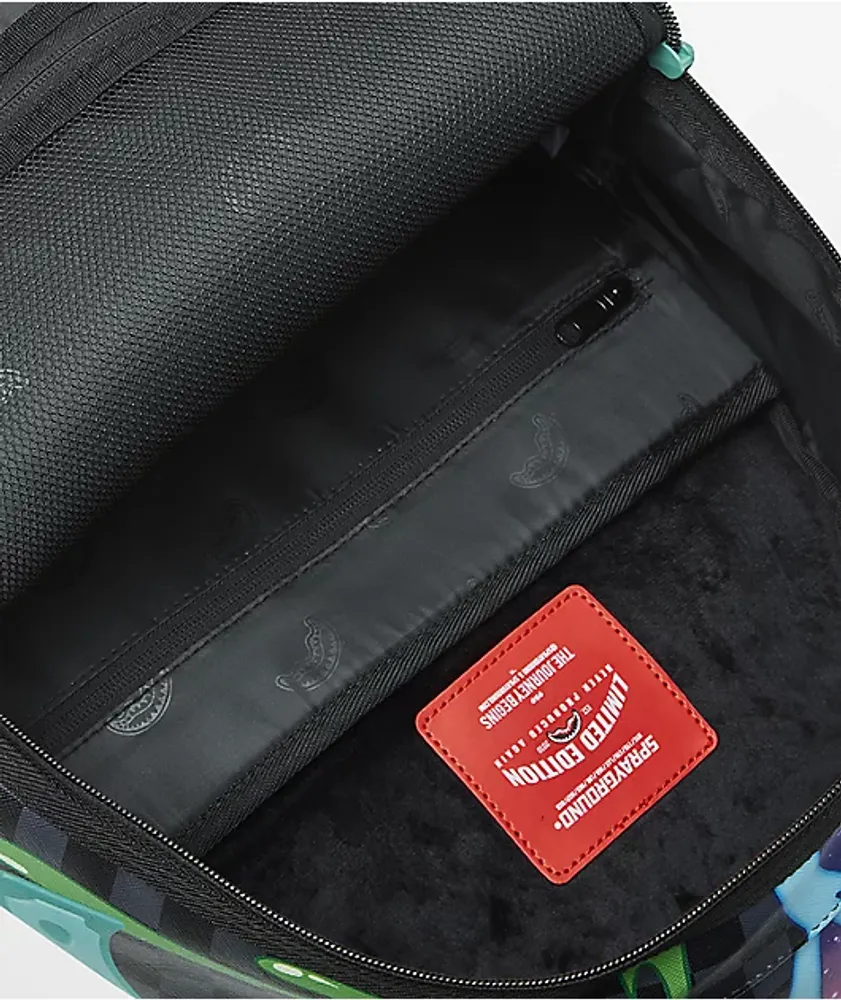 Sprayground Camo Branded Dlx Backpack in Gray