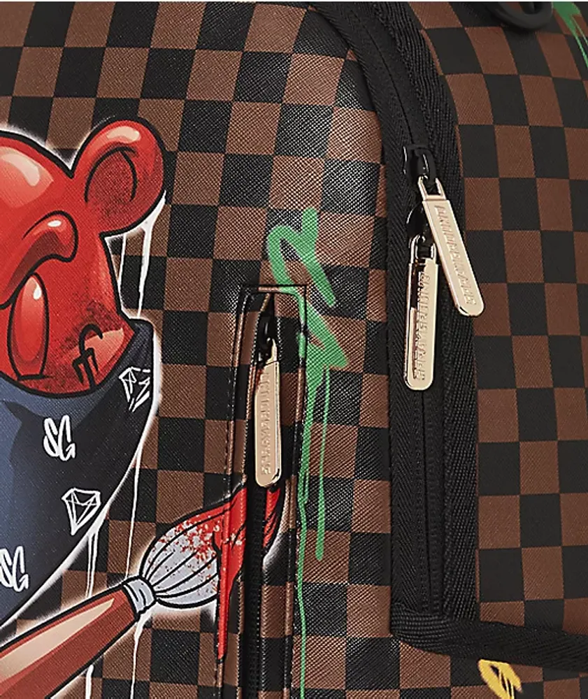 Sprayground Diablo Villain Brown Backpack