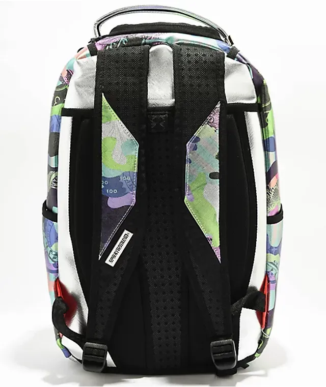 Sprayground Shark Trip Money Bear White Backpack