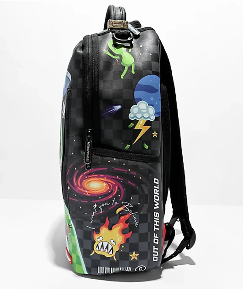 SPRAYGROUND: Alien backpack in vegan leather - White
