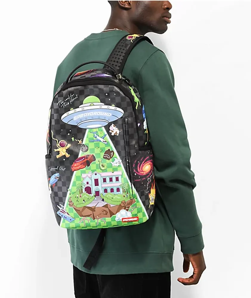 Sprayground Updrip DLX Green Backpack