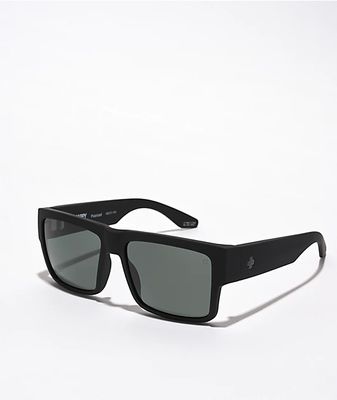 Spy Cyrus Matte Black & Happy Grey Polarized Sunglasses