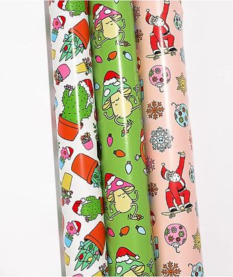 Stickie Bandits Plant 3 Pack Wrapping Paper
