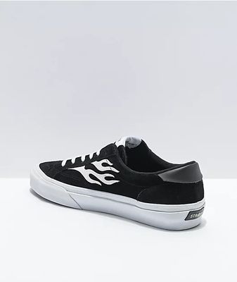 Straye Logan Flame Black \u0026 White Suede 