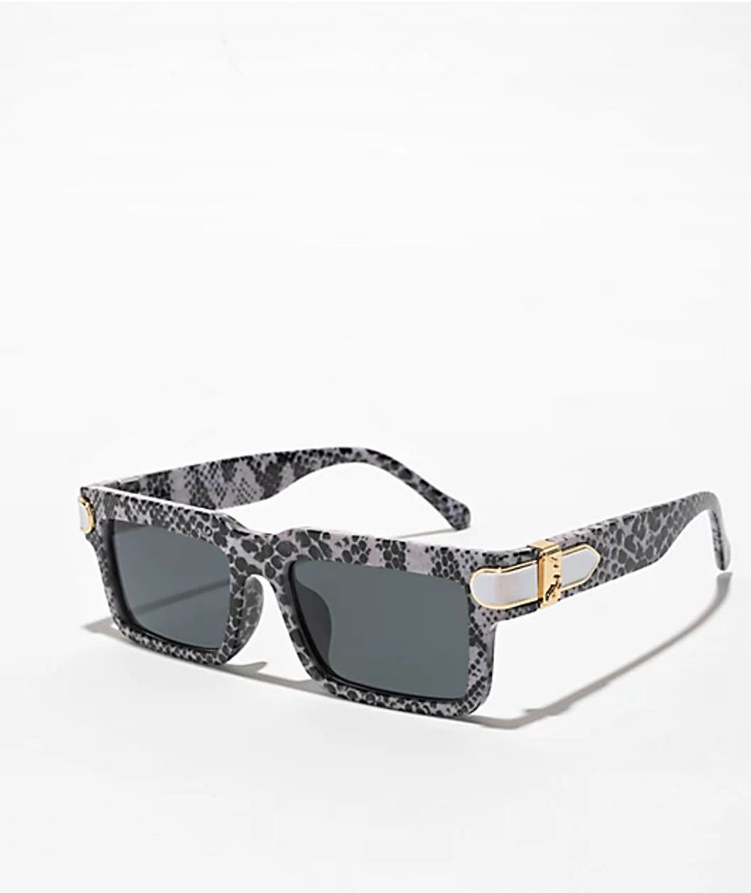 Taylor Luxury Snakeskin Sunglasses