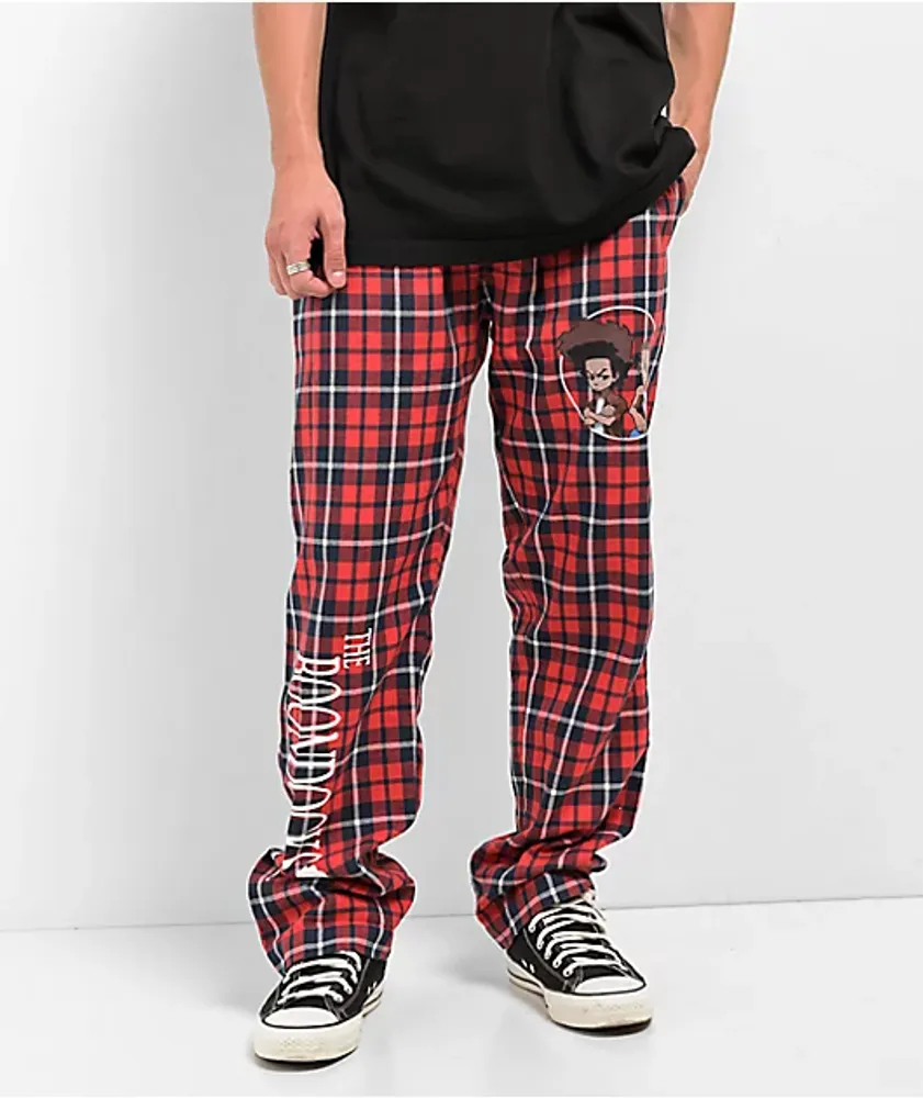 The Boondocks White Plaid Pajama Pants