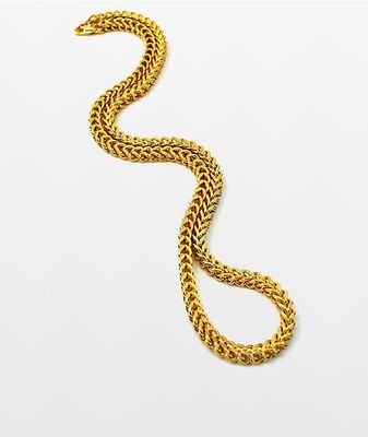 The Gold Gods 28" Franco Yellow Chain Necklace
