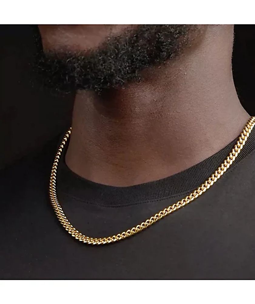 The Gold Gods 6mm Miami Cuban Chain Necklace