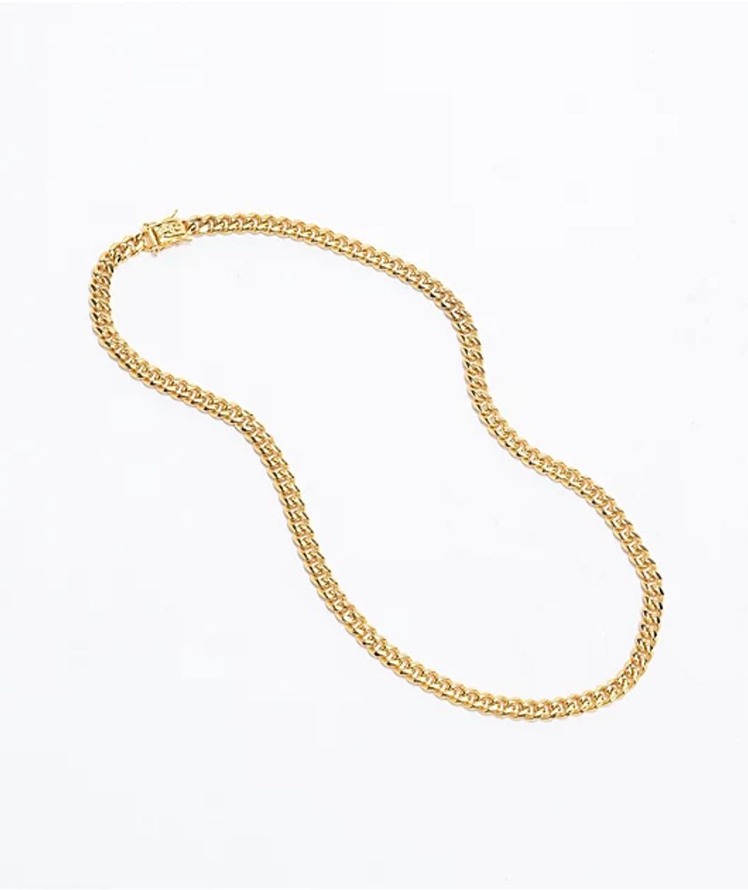 The Gold Gods 6mm Miami Cuban Chain Necklace