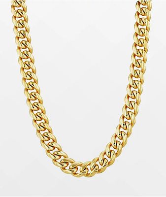 The Gold Gods 8MM Miami Cuban Link Chain Necklace
