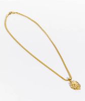 gold gods lion chain