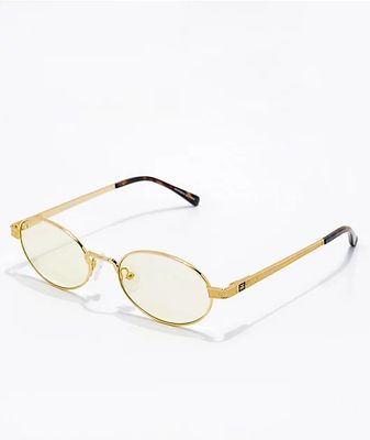 The Gold Gods The Ares Yellow Gradient Sunglasses