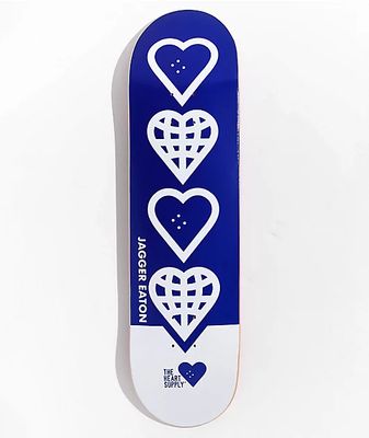 The Heart Supply Jagger World Heart 8.25"  Skateboard Deck
