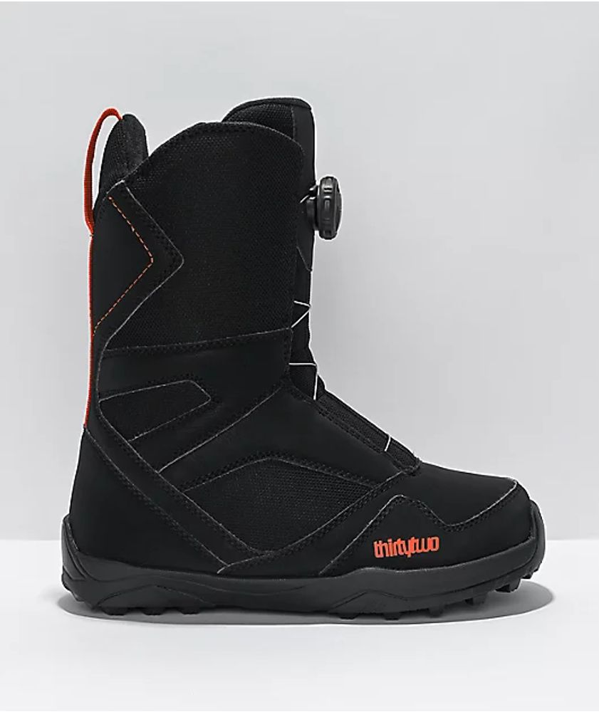 ThirtyTwo Kids Boa Black Snowboard Boots 2022