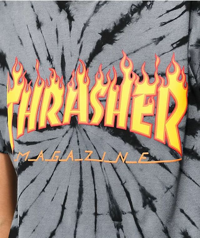 Thrasher Flame Logo T-Shirt - S Black