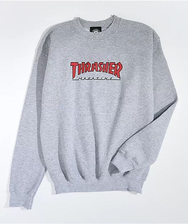 Thrasher Kids Outline Crewneck Sweatshirt | Dulles Town Center